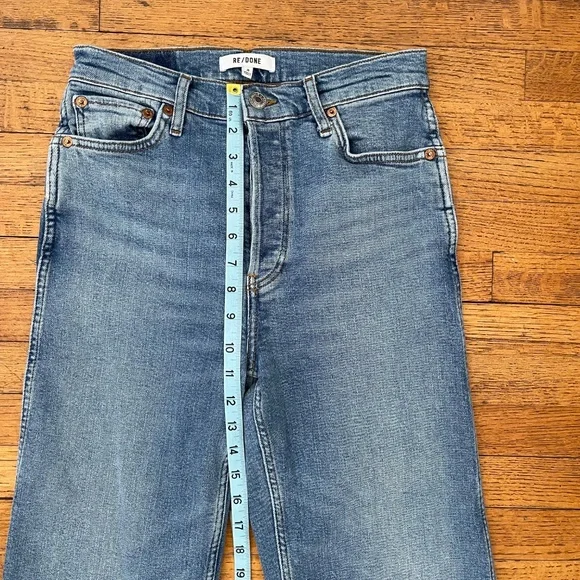 RE/DONE 90s High Rise Loose Jeans Rio Fade Size 26